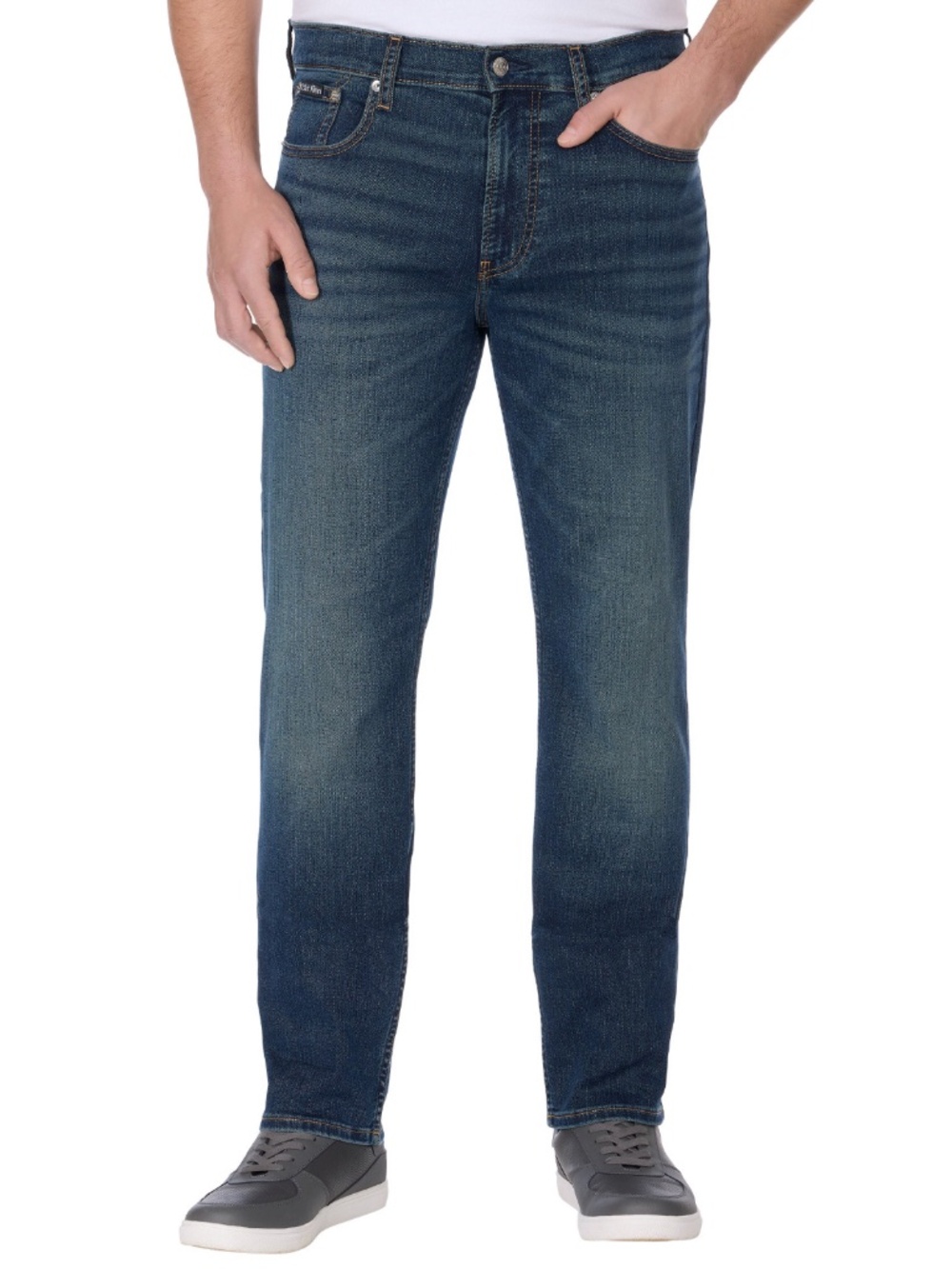 Authentic Calvin Klein straight fit 34 X 32 men’s jeans dark wash
